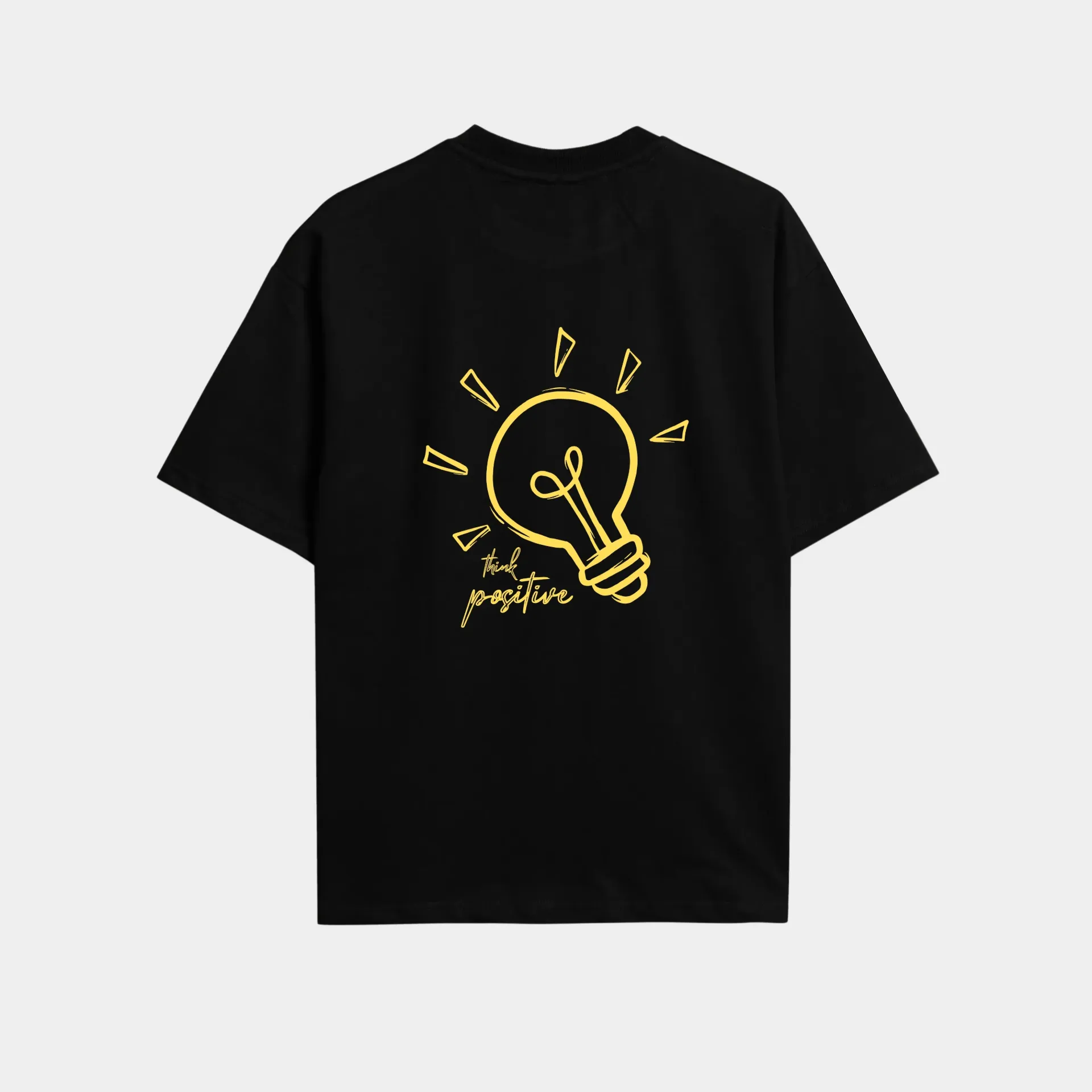 Oversized Tshirt - IIM Sambalpur (Black, S)