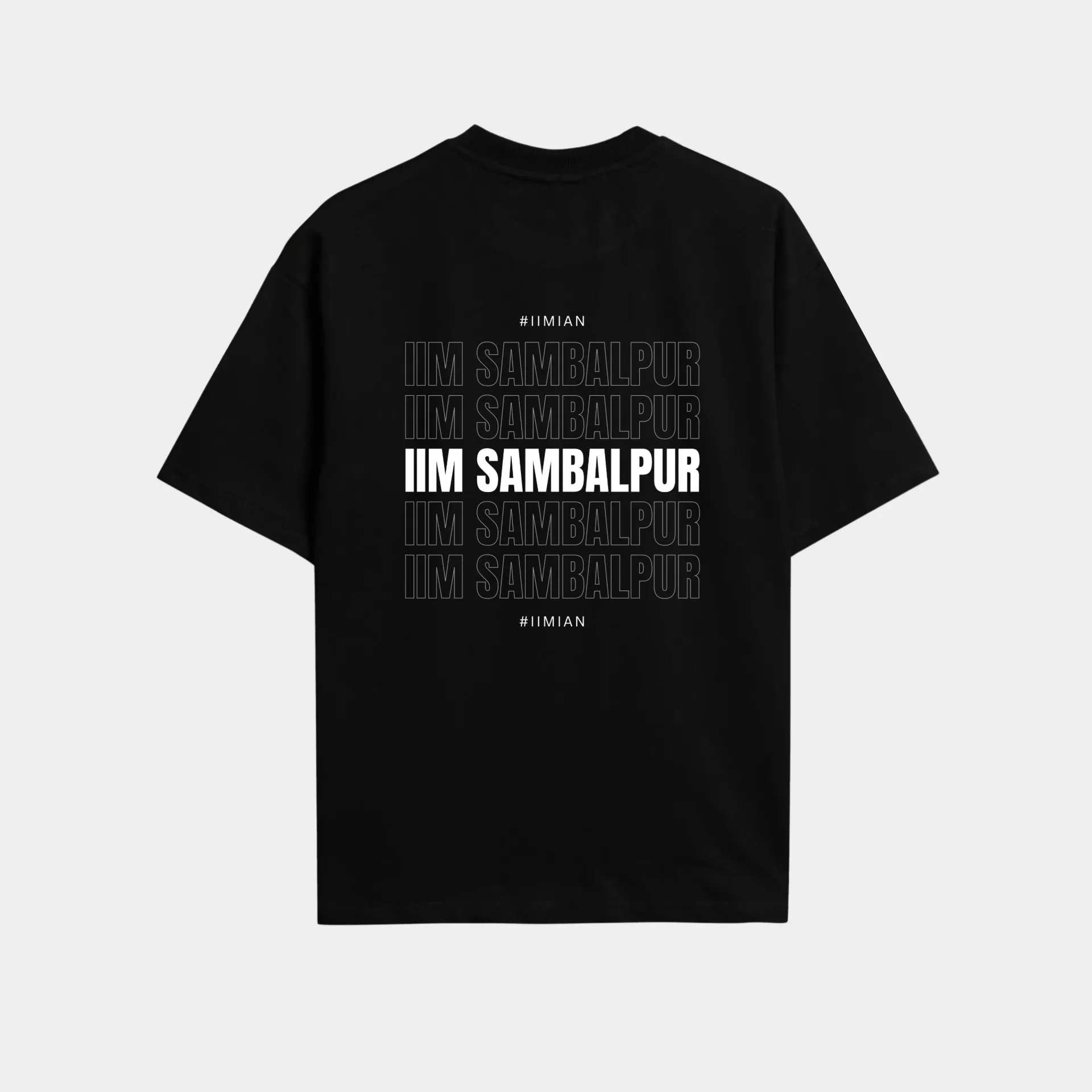 Oversized Tshirt - IIM Sambalpur