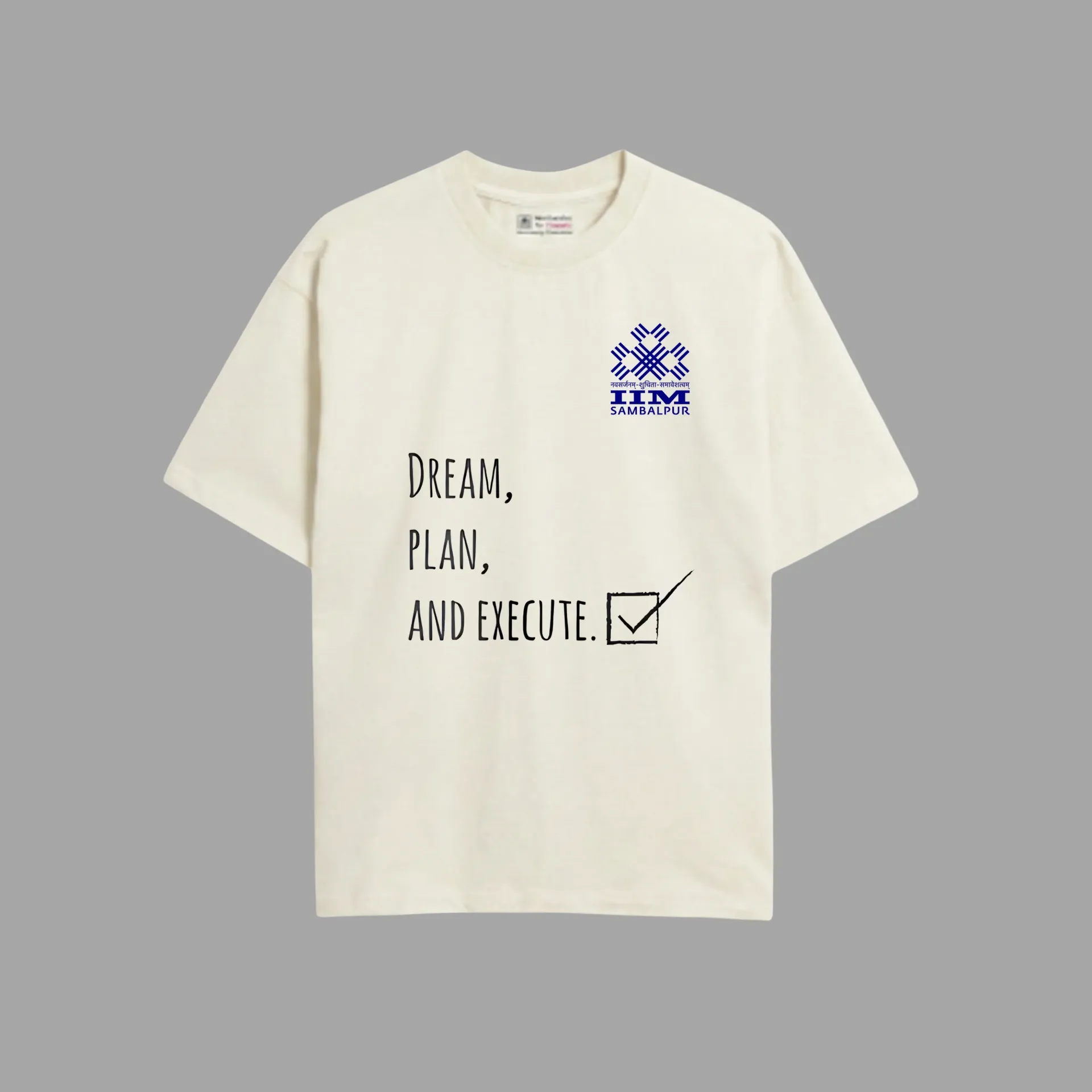 Oversized Tshirt - IIM Sambalpur